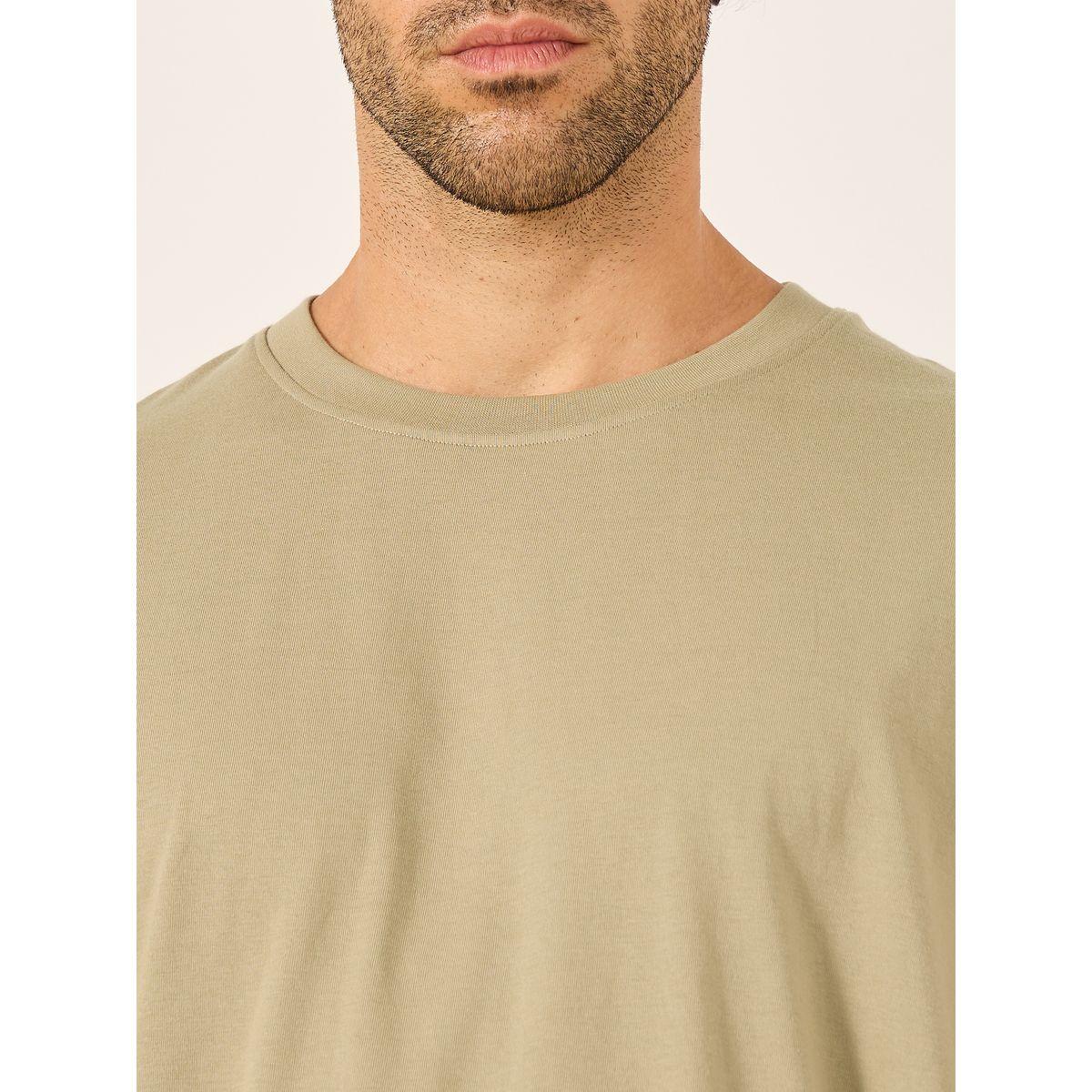 تيشيرت فضفاض بياقة ضيقة وأكمام قصيرة-men-clothing-tshirtsandpolos-tshirts-image-3