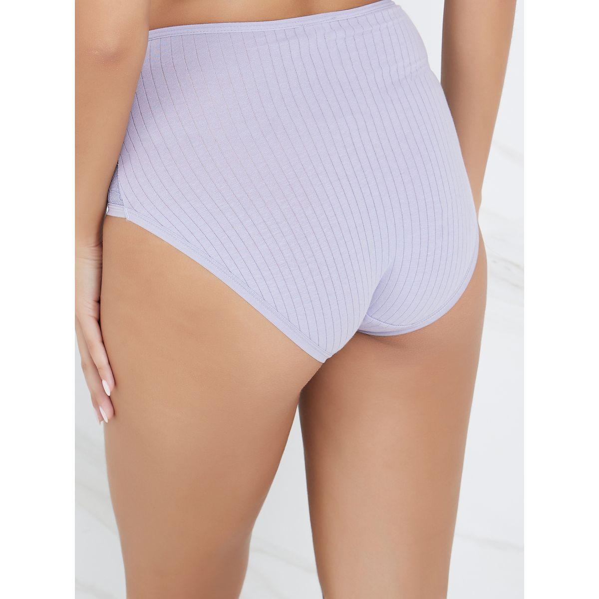 Styli Pack of 3 - Cotton Ribbed Full Brief-women-clothing-lingerie-panties-image-5