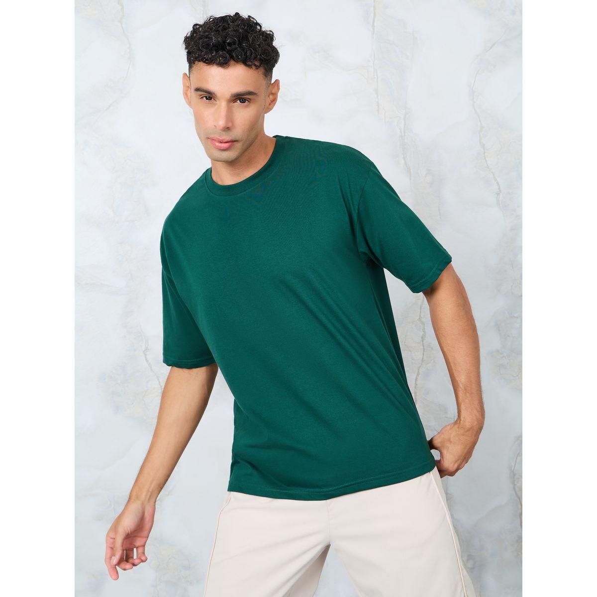 تيشيرت واسع مطبع بكتابة-men-clothing-tshirtsandpolos-tshirts-image-2