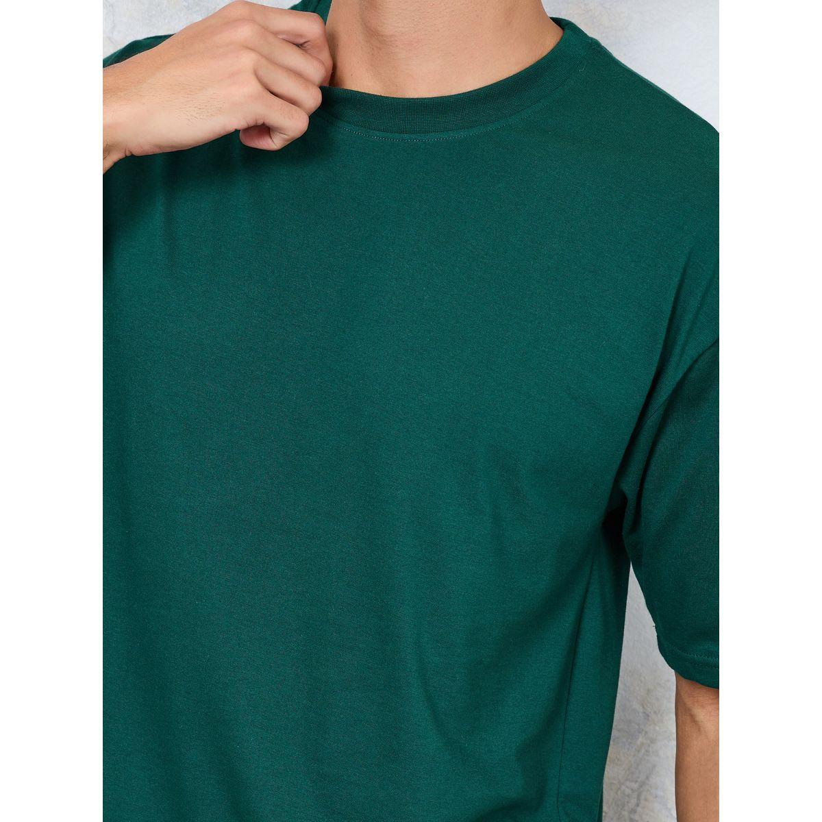 تيشيرت واسع مطبع بكتابة-men-clothing-tshirtsandpolos-tshirts-image-1
