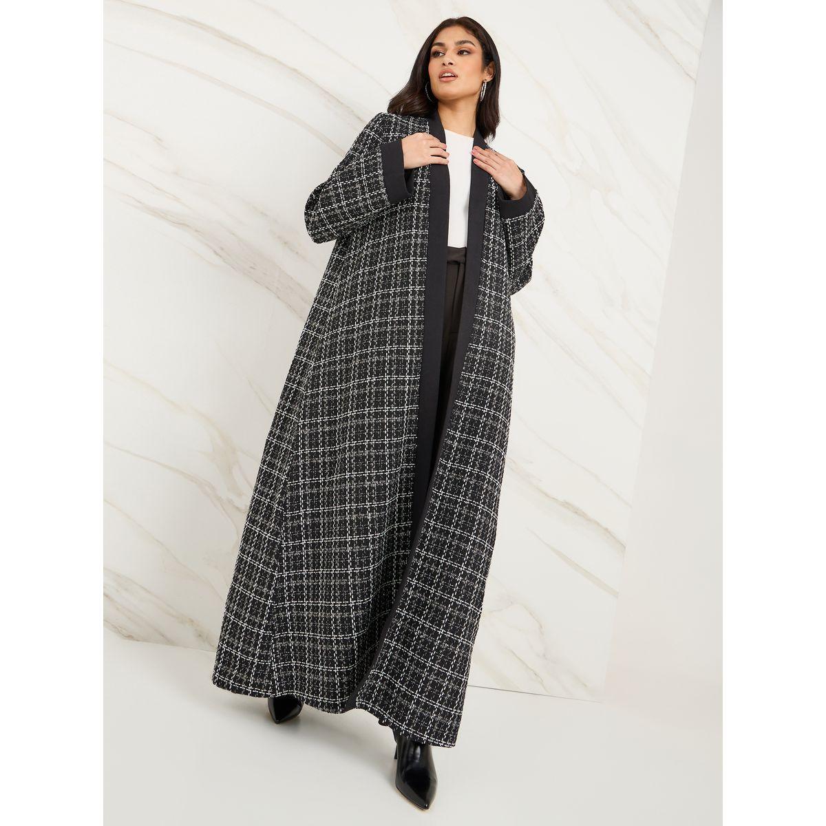 عباية تويد مفتوحة من الأمام-women-arabicclothing-abayas-image-1