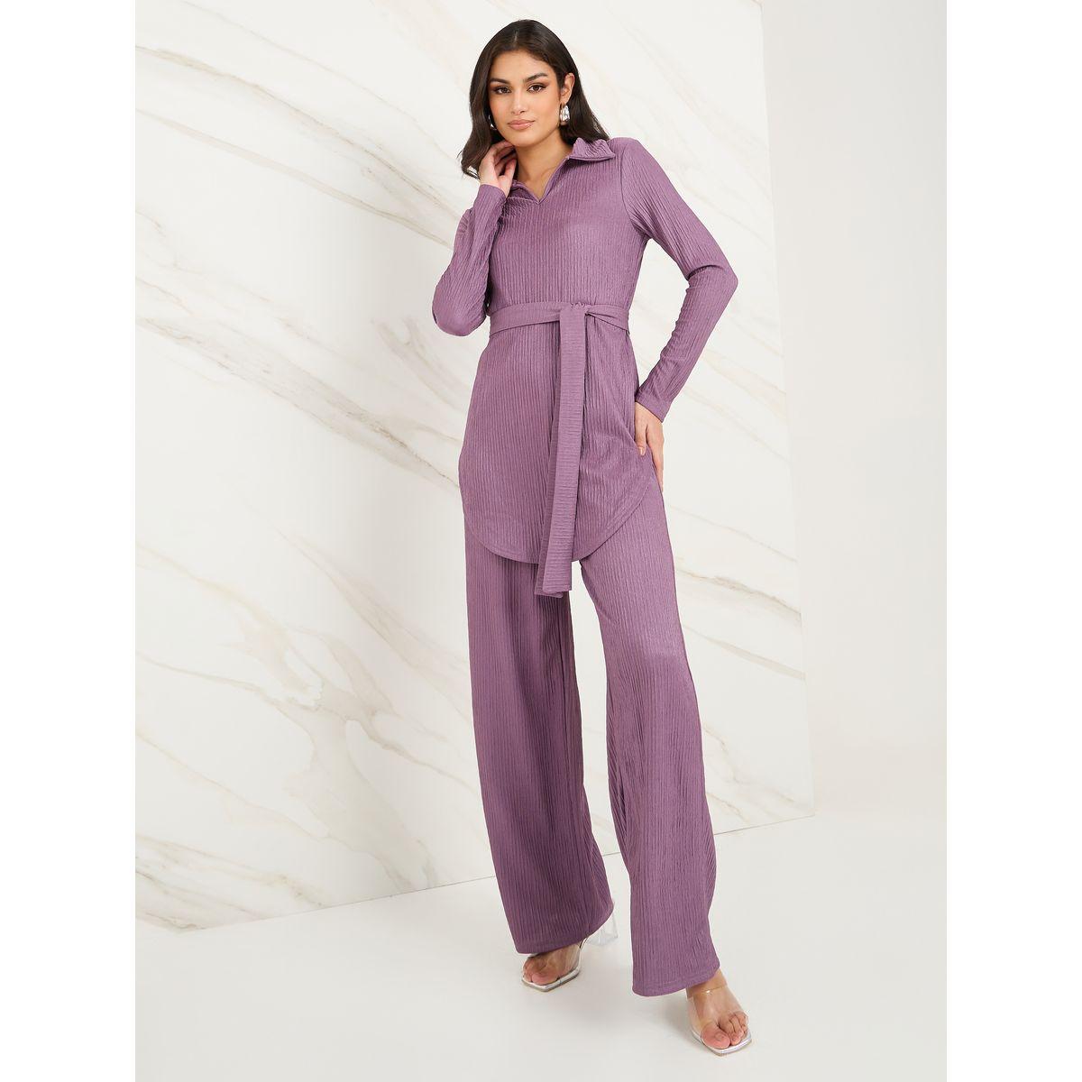مجموعة من ( بنطال + بلوزة )-women-clothing-dresses-image-1