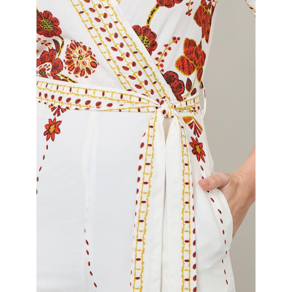 Styli Floral Print Wrap Front Straight Leg Jumpsuit-women-clothing-jumpsuits-image-3