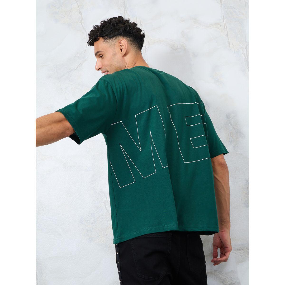 Styli Front and Back Slogan Print Oversized T-Shirt-men-clothing-tshirtsandpolos-tshirts-image-1