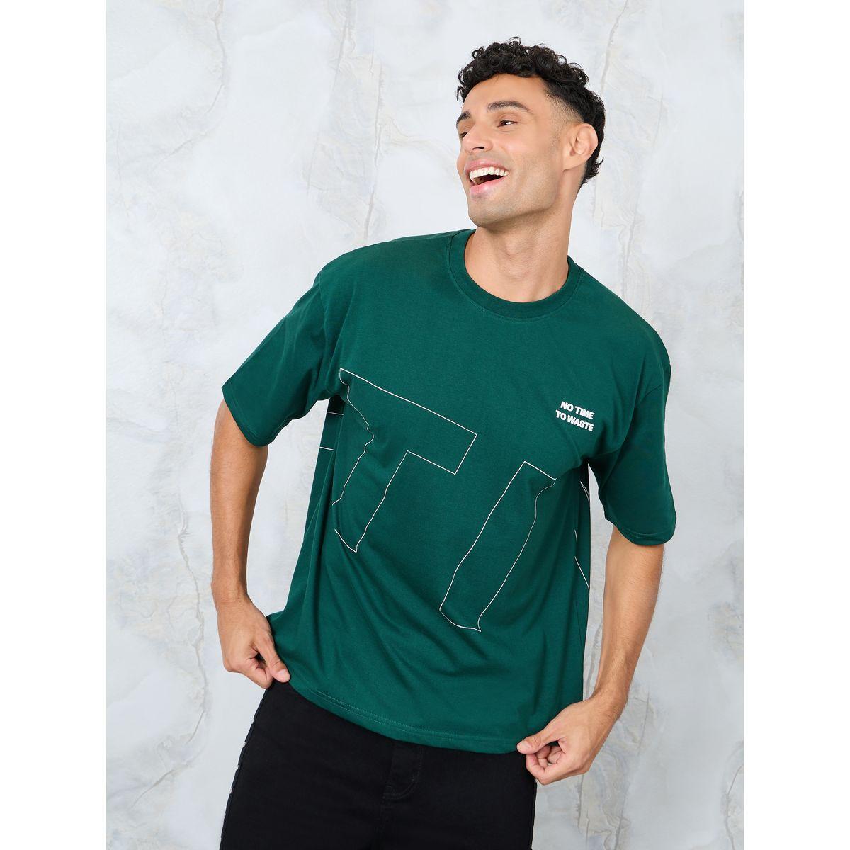 Styli Front and Back Slogan Print Oversized T-Shirt-men-clothing-tshirtsandpolos-tshirts-image-3