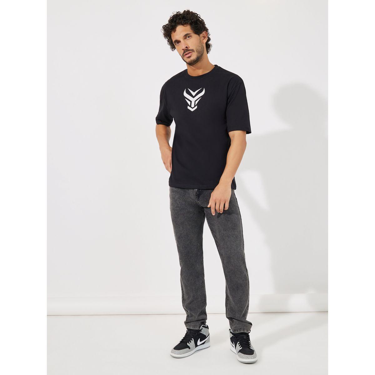 تيشيرت فضفاض بطبعة جرافيك-men-clothing-tshirtsandpolos-tshirts-image-2