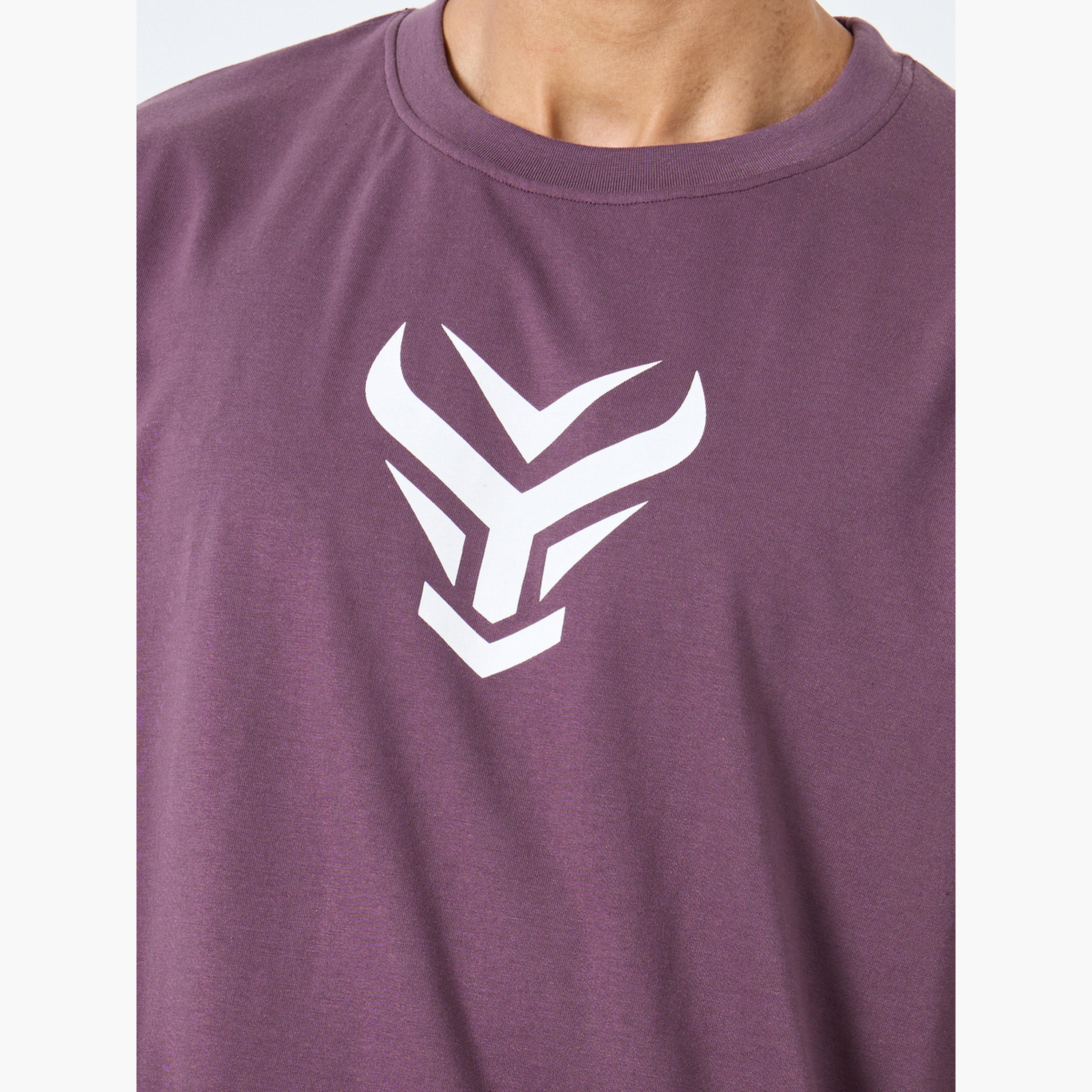 Styli Men Front Graphic Crew Neck Oversized T-Shirt-men-clothing-tshirtsandpolos-tshirts-image-3