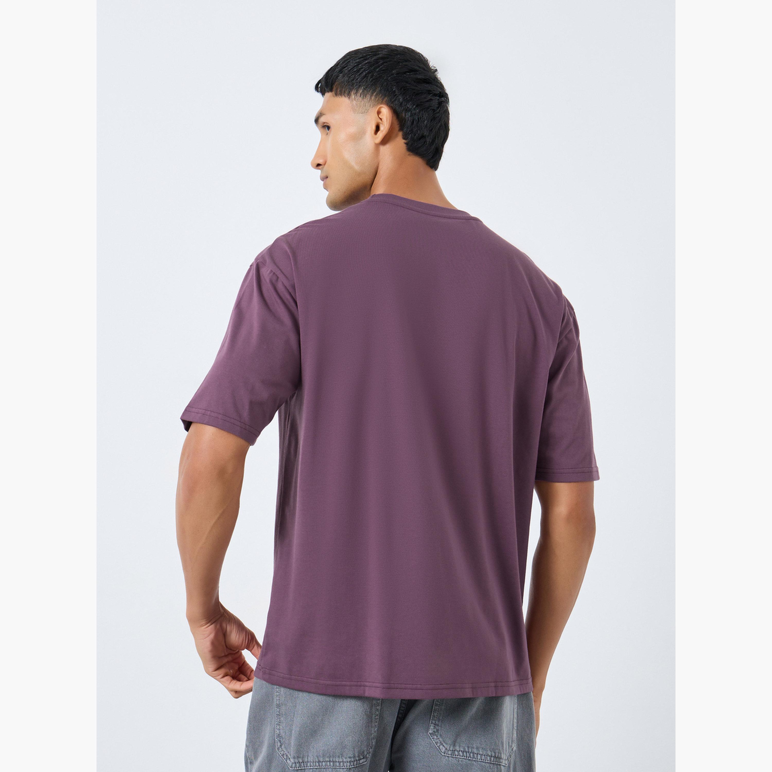 Styli Men Front Graphic Crew Neck Oversized T-Shirt-men-clothing-tshirtsandpolos-tshirts-image-4