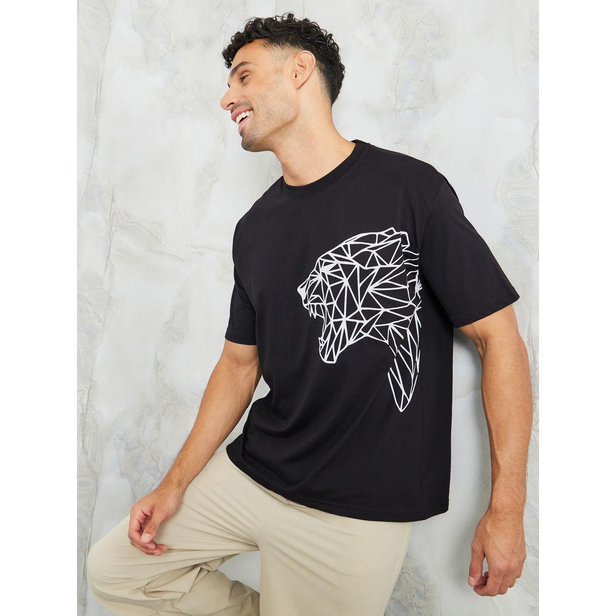 Styli Tiger Graphic Oversized T-Shirt-men-clothing-tshirtsandpolos-tshirts-image-1