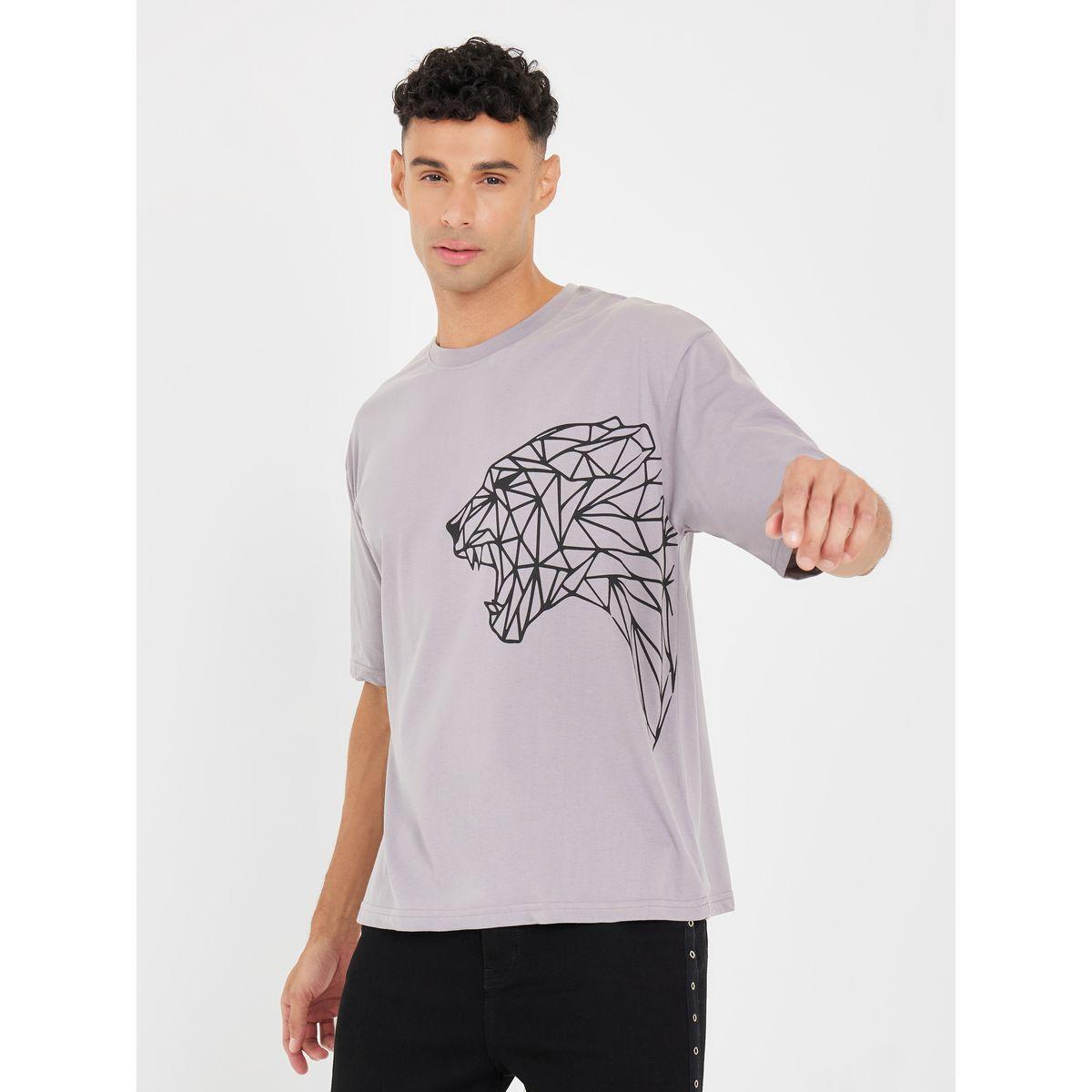 تيشيرت واسع مطبع بطبعة جرافيك-men-clothing-tshirtsandpolos-tshirts-image-1