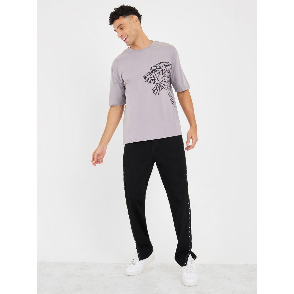 Styli Tiger Graphic Crew Neck Oversized T-Shirt-men-clothing-tshirtsandpolos-tshirts-image-2