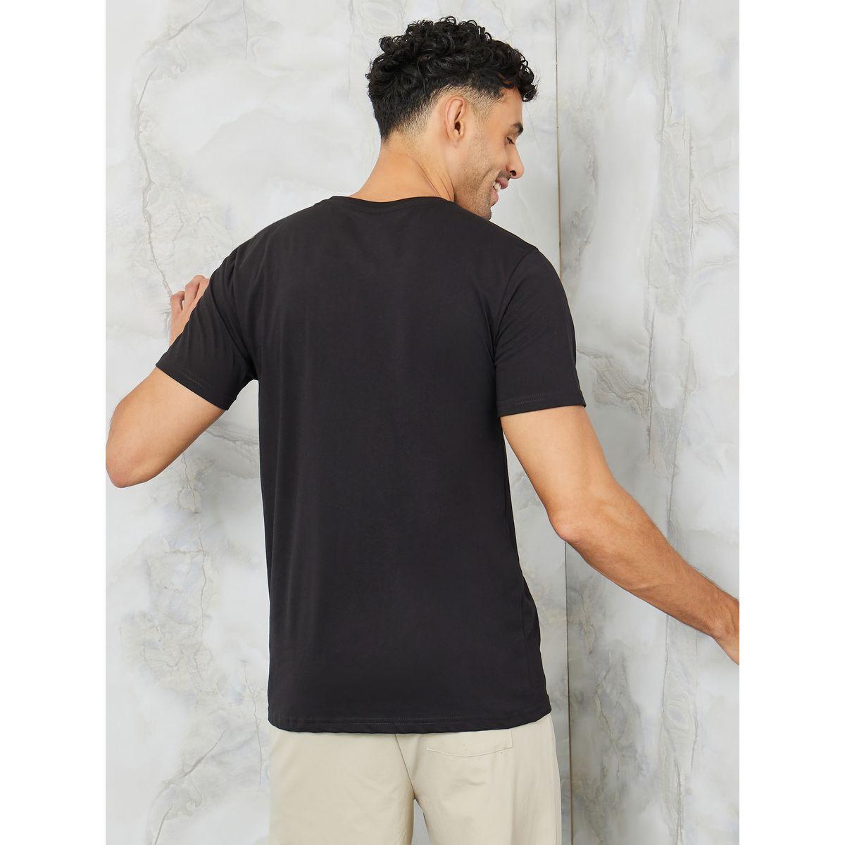 Styli Solid Crew Neck Regular Fit T-Shirt-men-clothing-tshirtsandpolos-tshirts-image-5