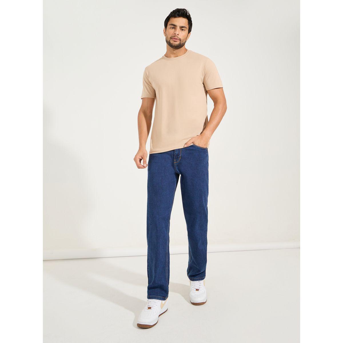 تيشيرت قطن سادة بقصة عادية-men-clothing-tshirtsandpolos-tshirts-image-2
