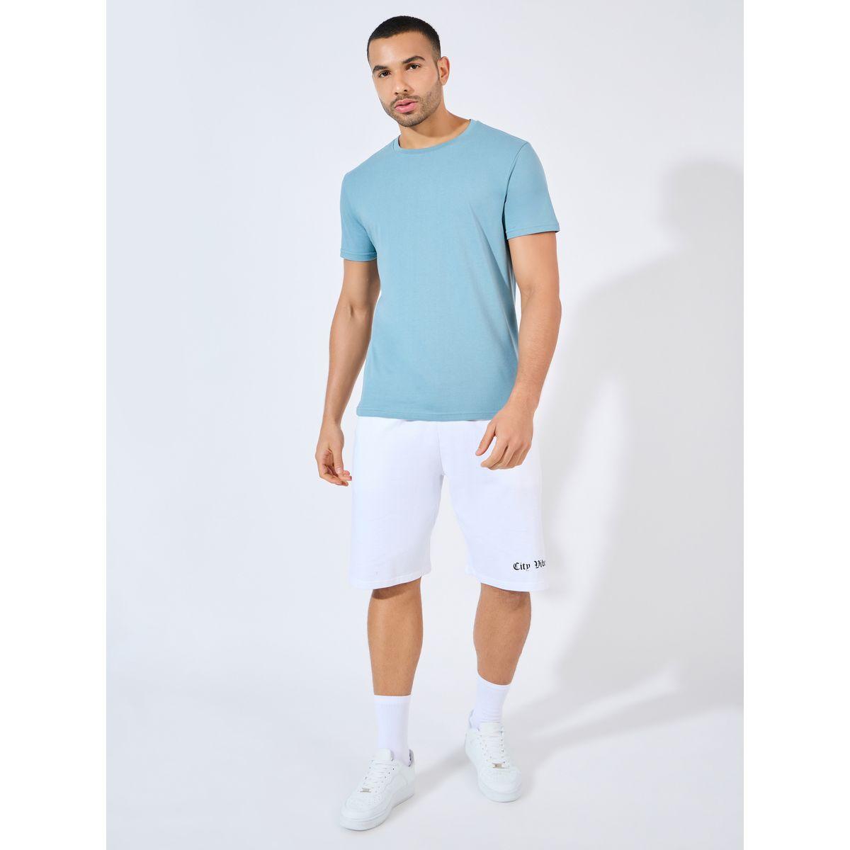 Styli Solid Regular Fit Cotton Rich T-Shirt-men-clothing-tshirtsandpolos-tshirts-image-2