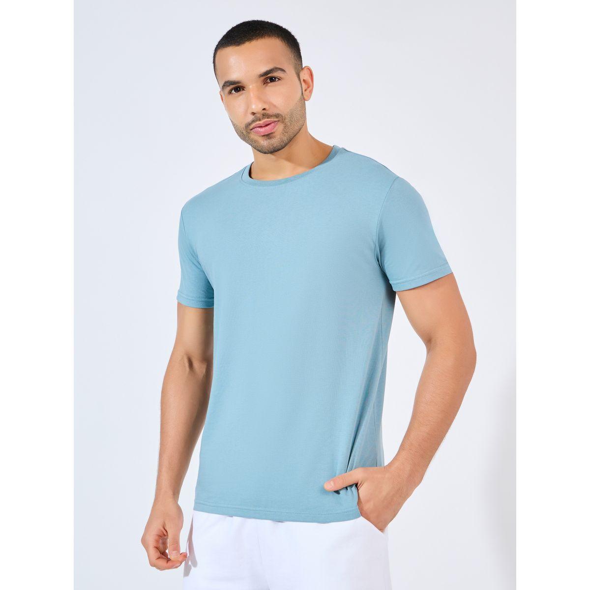 Styli Solid Regular Fit Cotton Rich T-Shirt-men-clothing-tshirtsandpolos-tshirts-image-3