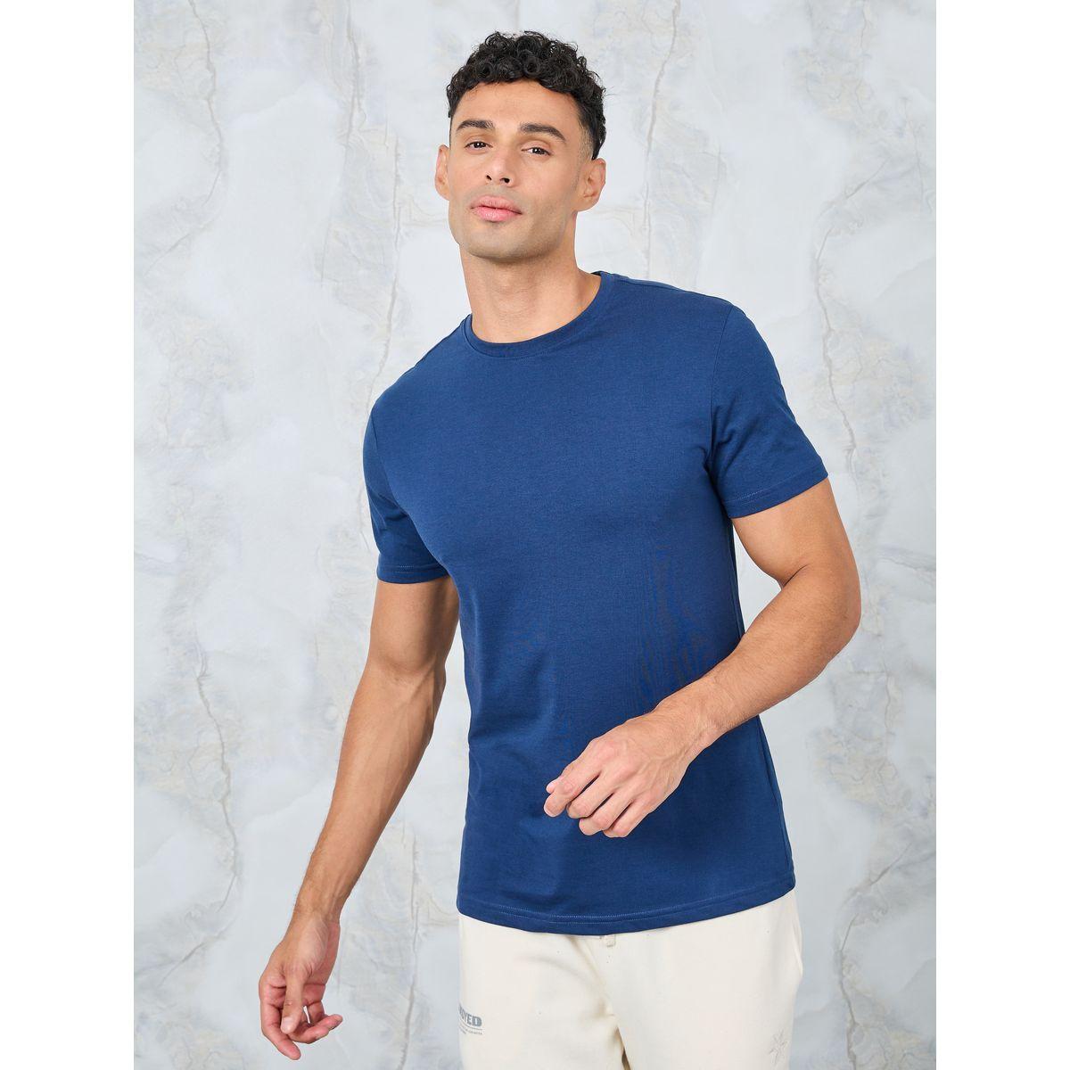 تيشيرت سادة بقصة عادية-men-clothing-tshirtsandpolos-tshirts-image-4