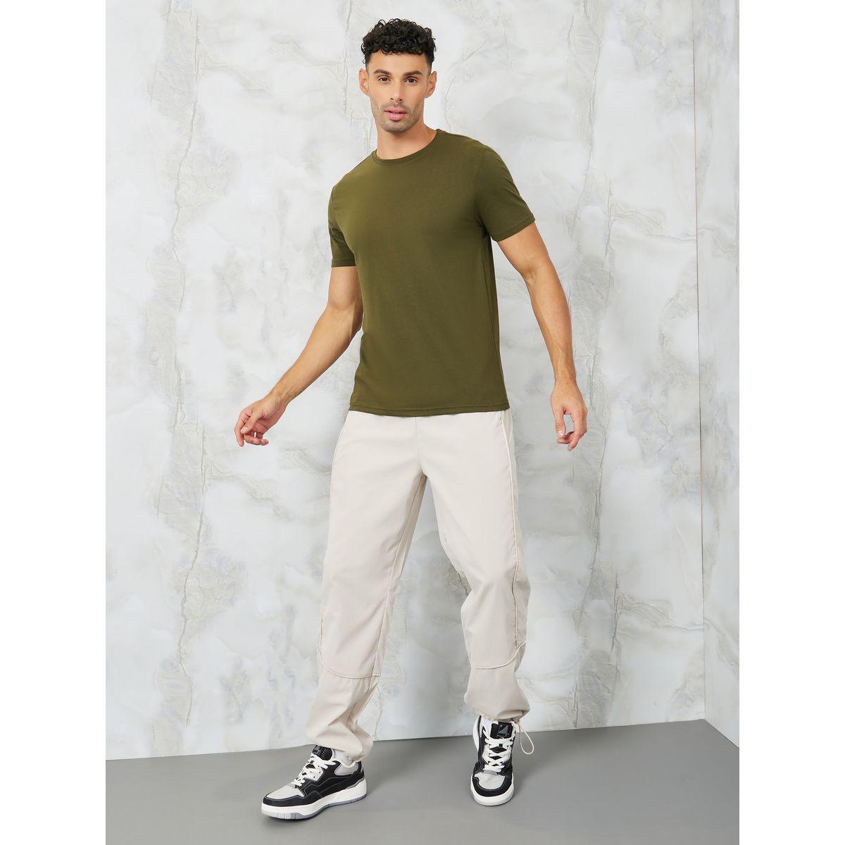 Styli Solid Crew Neck Regular Fit T-Shirt-men-clothing-tshirtsandpolos-tshirts-image-2