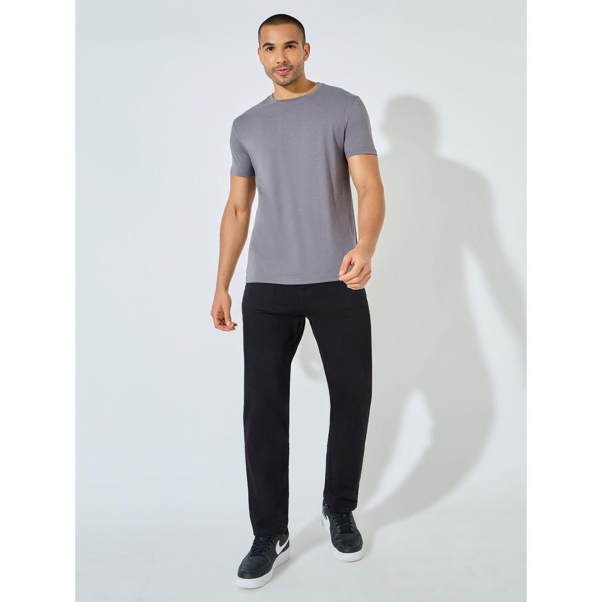 Styli Solid Regular Fit Cotton Rich T-Shirt-men-clothing-tshirtsandpolos-tshirts-image-2