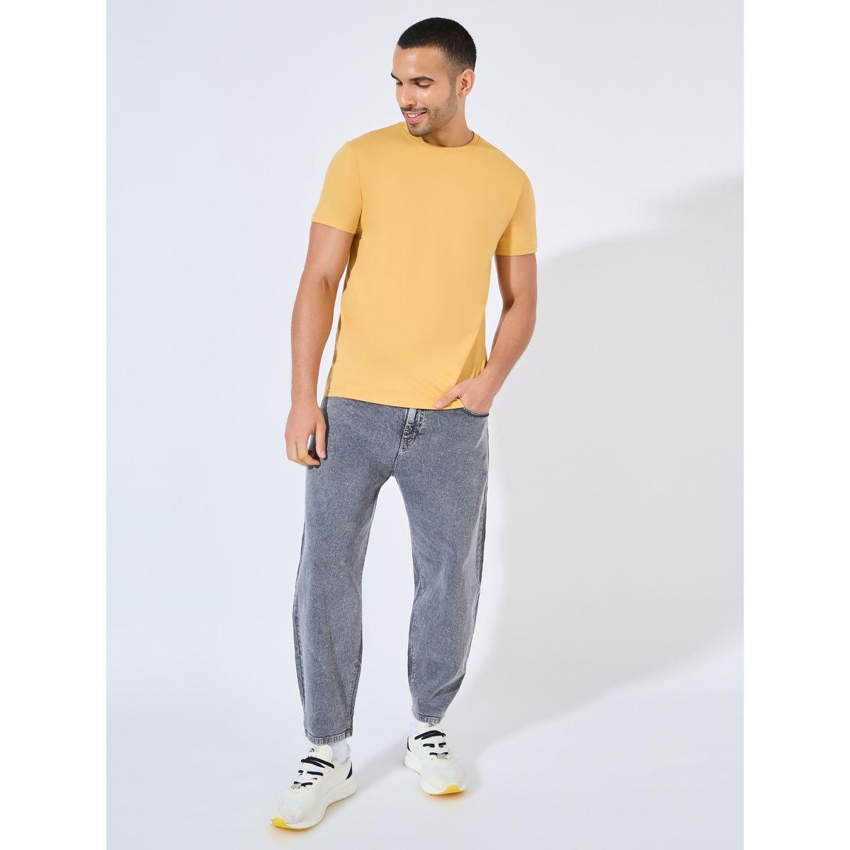 تيشيرت قطن سادة بقصة عادية-men-clothing-tshirtsandpolos-tshirts-image-2