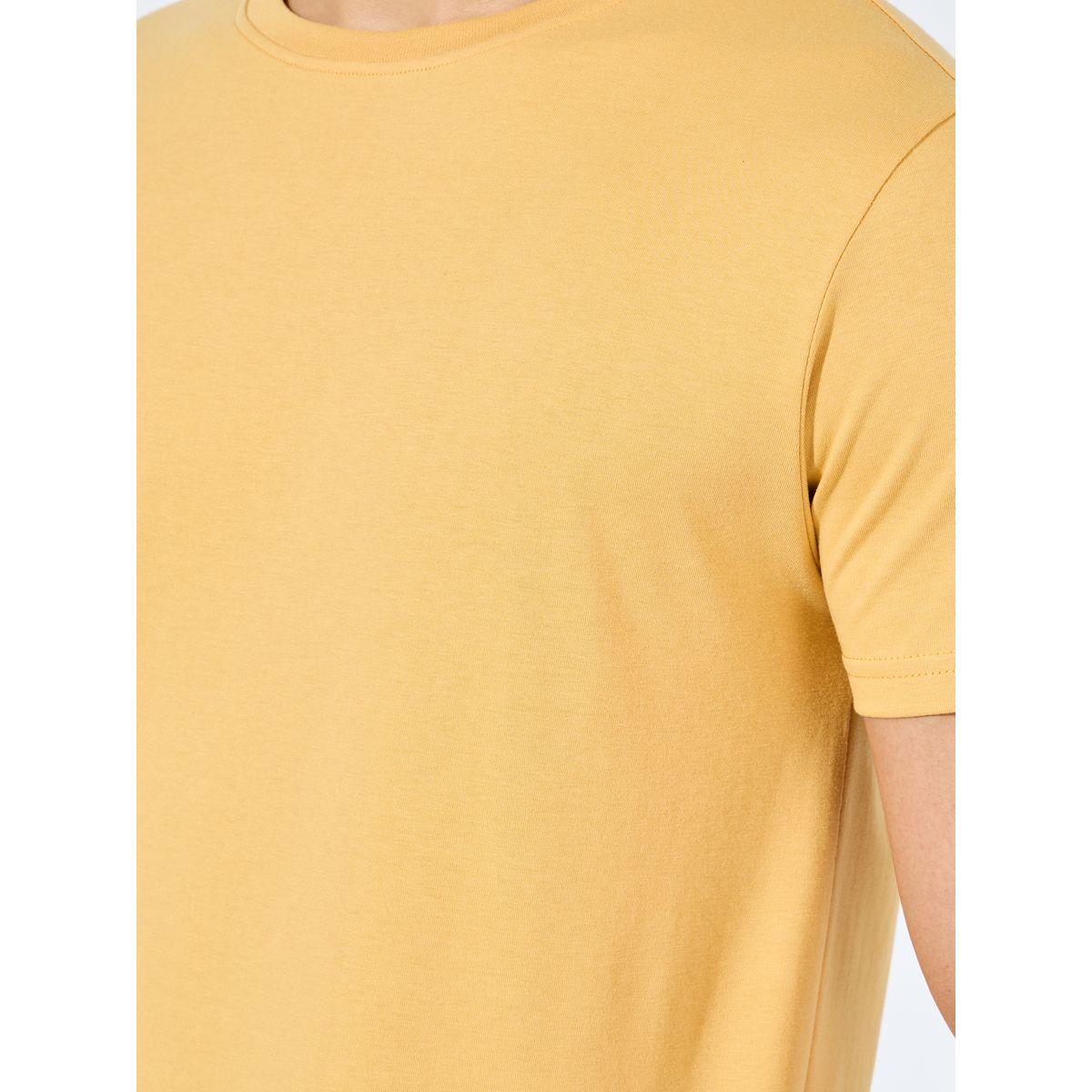 تيشيرت قطن سادة بقصة عادية-men-clothing-tshirtsandpolos-tshirts-image-3