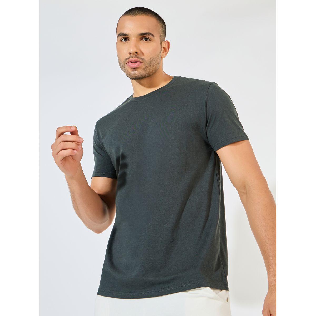 Styli Solid Regular Fit Cotton Rich T-Shirt-men-clothing-tshirtsandpolos-tshirts-image-1