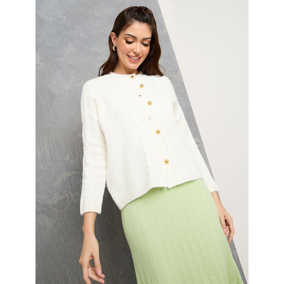 كارديجان محبوك بقصة عادية-women-winterwear-cardigansandjumpers-cardigans-image-1