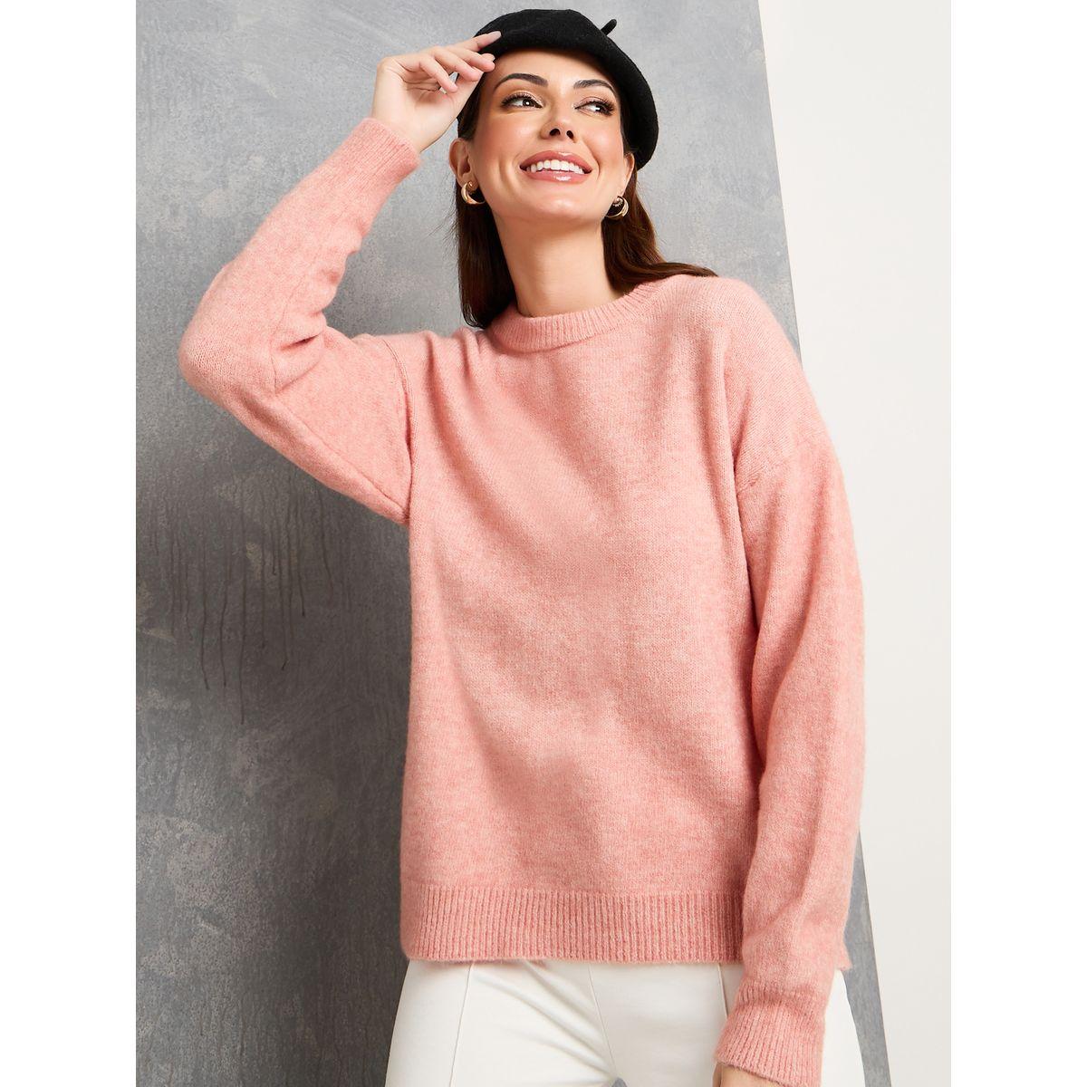 Styli Solid Drop Shoulder Sweater-women-clothing-cardigansandjumpers-jumpers-image-1