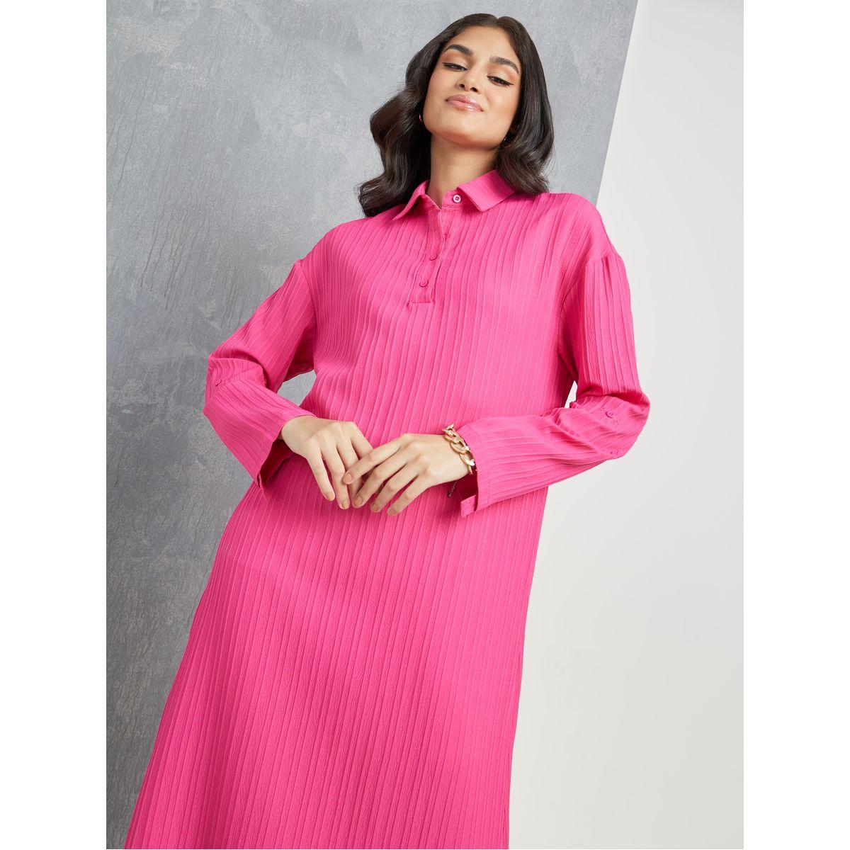 فستان طويل بتفاصيل بارزة الملمس-women-clothing-dresses-image-3