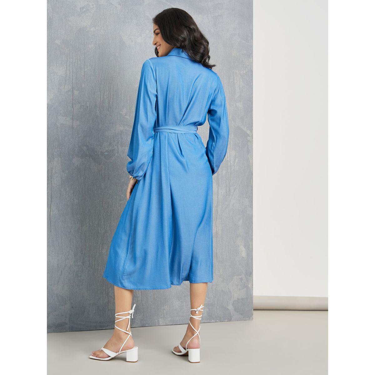 فستان ميدي بربطة خصر-women-clothing-dresses-image-4