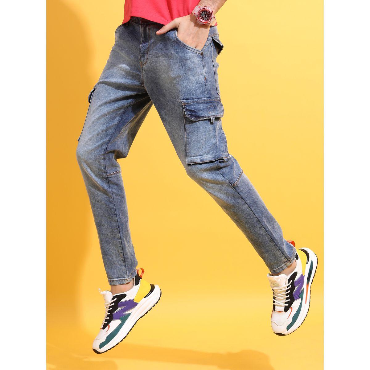 Highlander X Styli Skinny Fit Ankle Length Cargo Jeans-men-clothing-bottoms-jeans-image-1