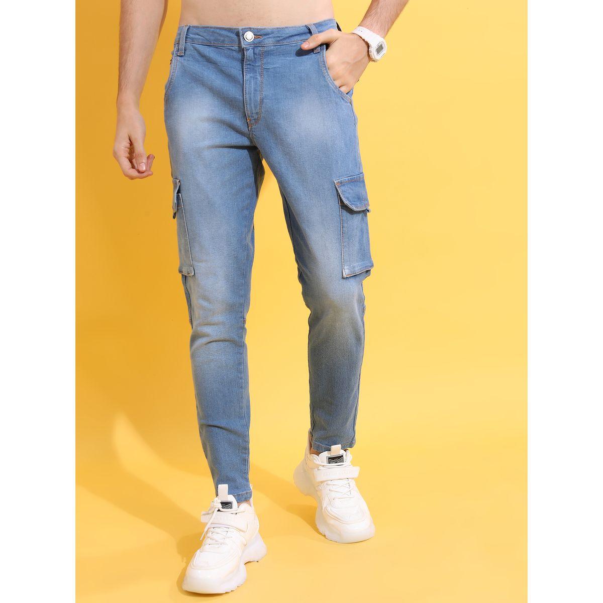 جينز كارجو بقصة ضيقة هايلاندر × ستايلي-men-clothing-bottoms-jeans-image-7