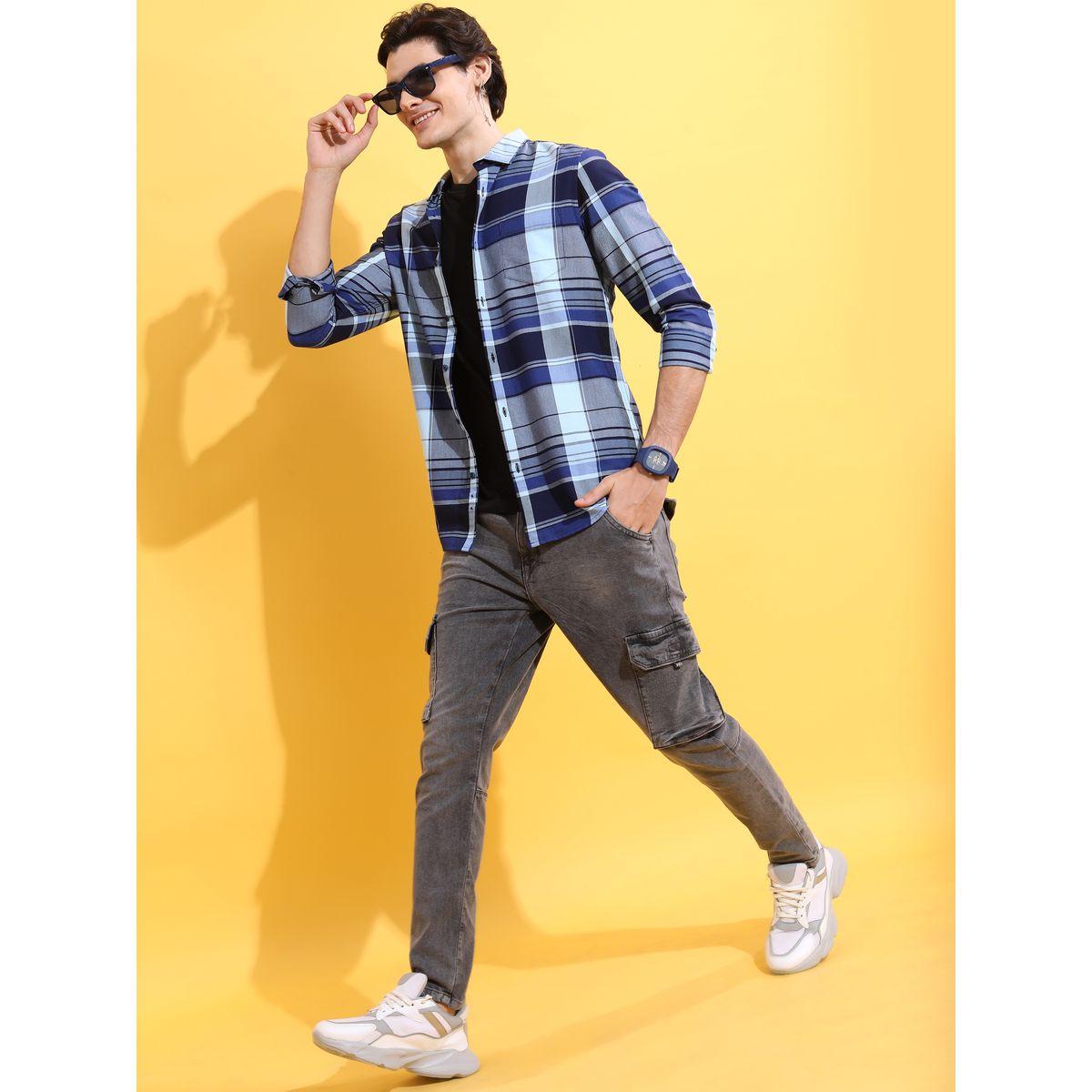 Skinny Fit Ankle Length Cargo Jeans-men-clothing-bottoms-jeans-image-2