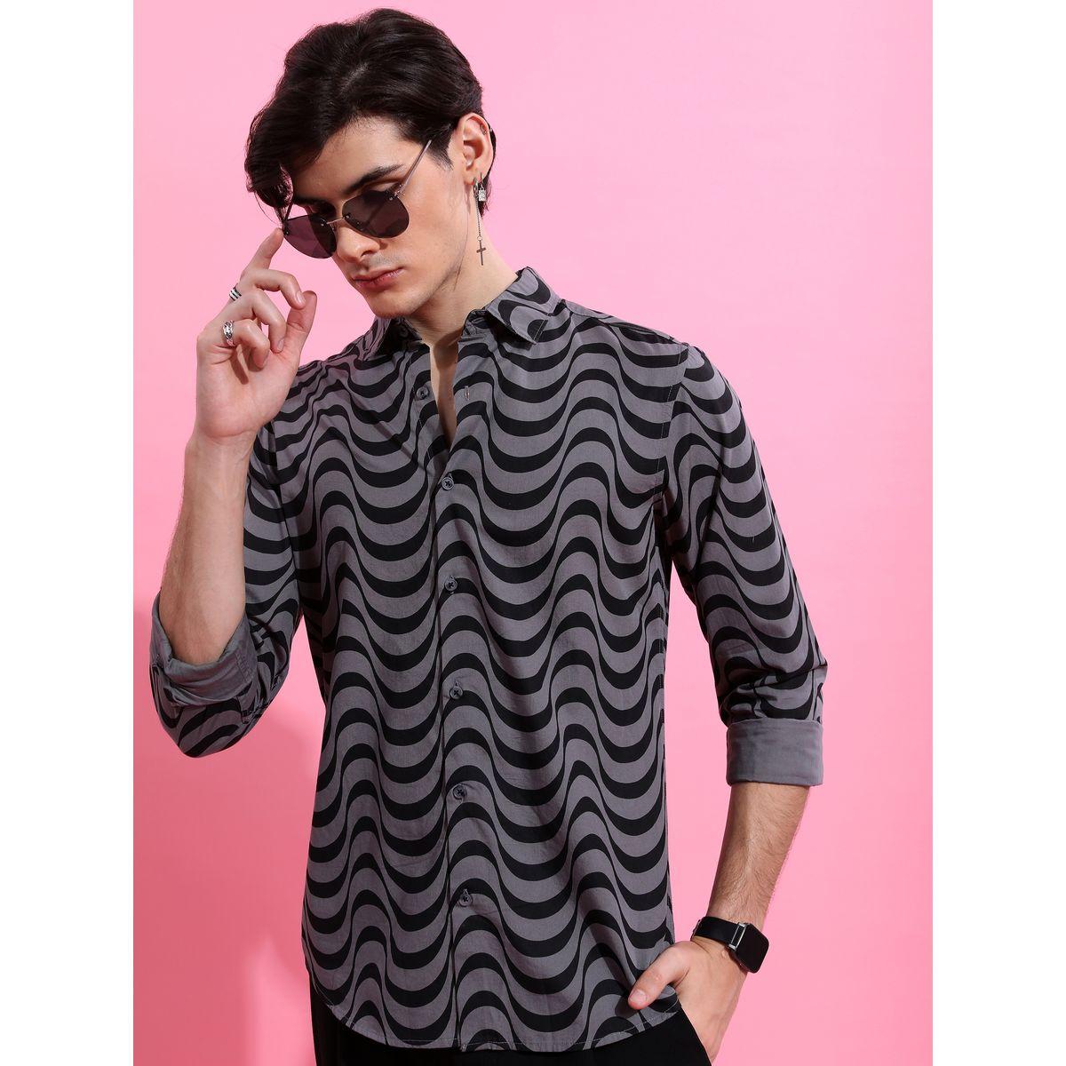 Highlander X Styli All Over Print Slim Fit Shirt-men-clothing-shirts-image-1