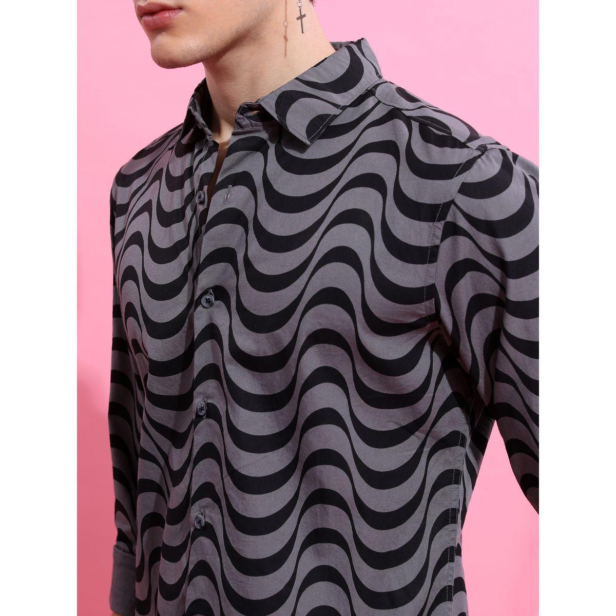 Highlander X Styli All Over Print Slim Fit Shirt-men-clothing-shirts-image-5