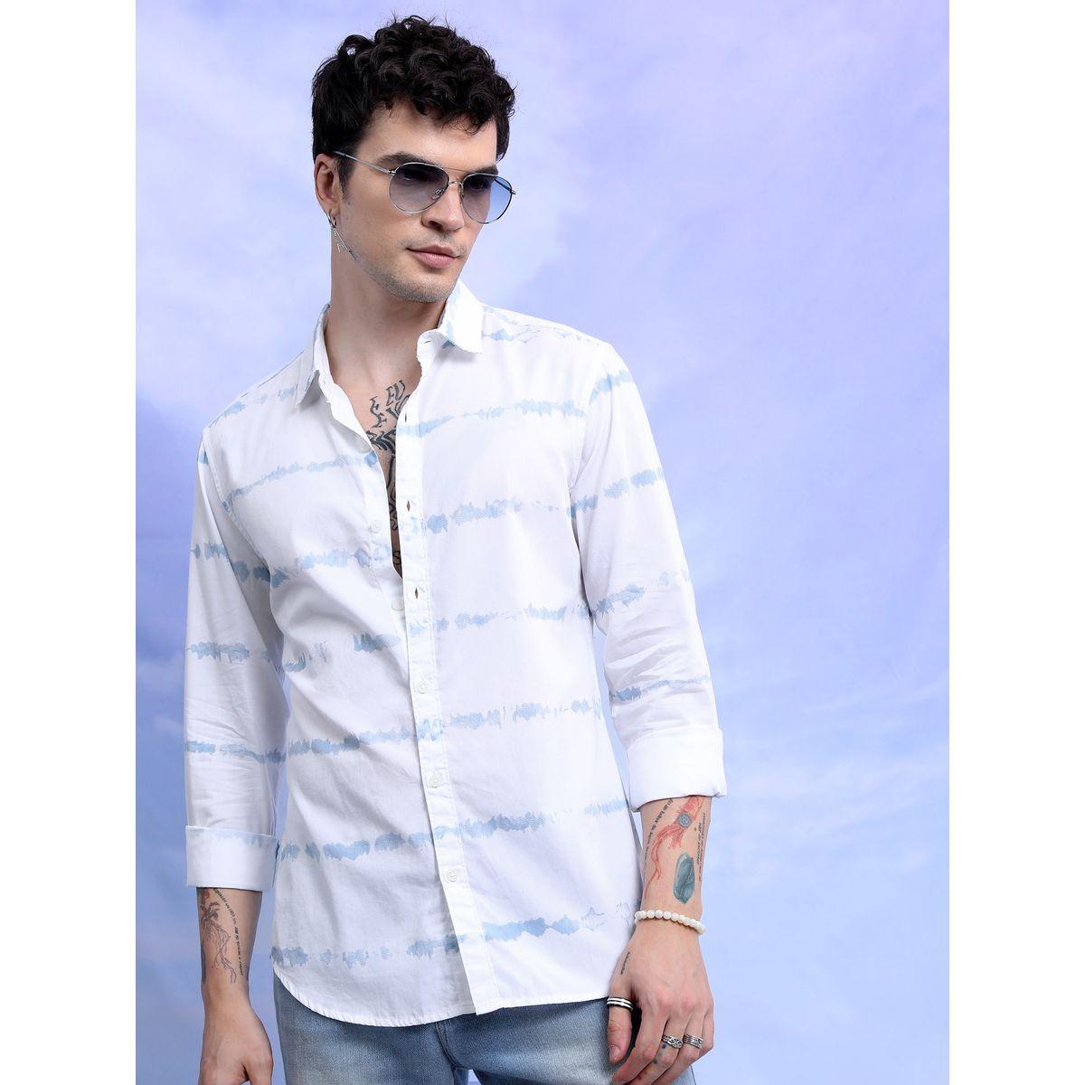 قميص بقصة سليم فت هايلاندر × ستايلي-men-clothing-shirts-image-1