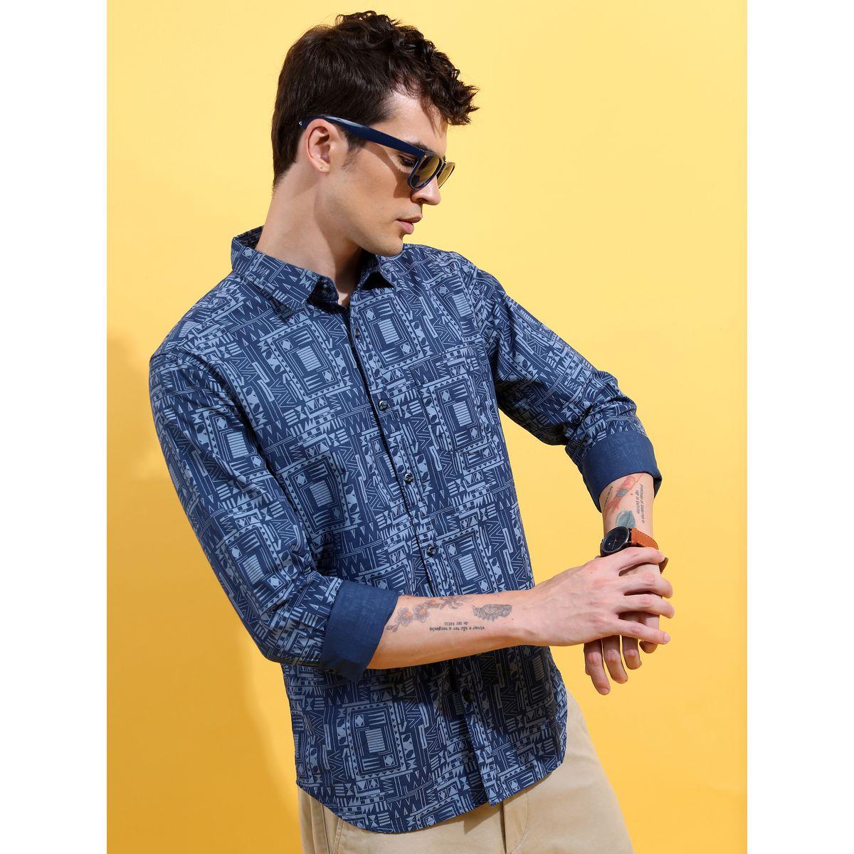All Over Graphic Print Slim Fit Shirt-men-clothing-shirts-image-6