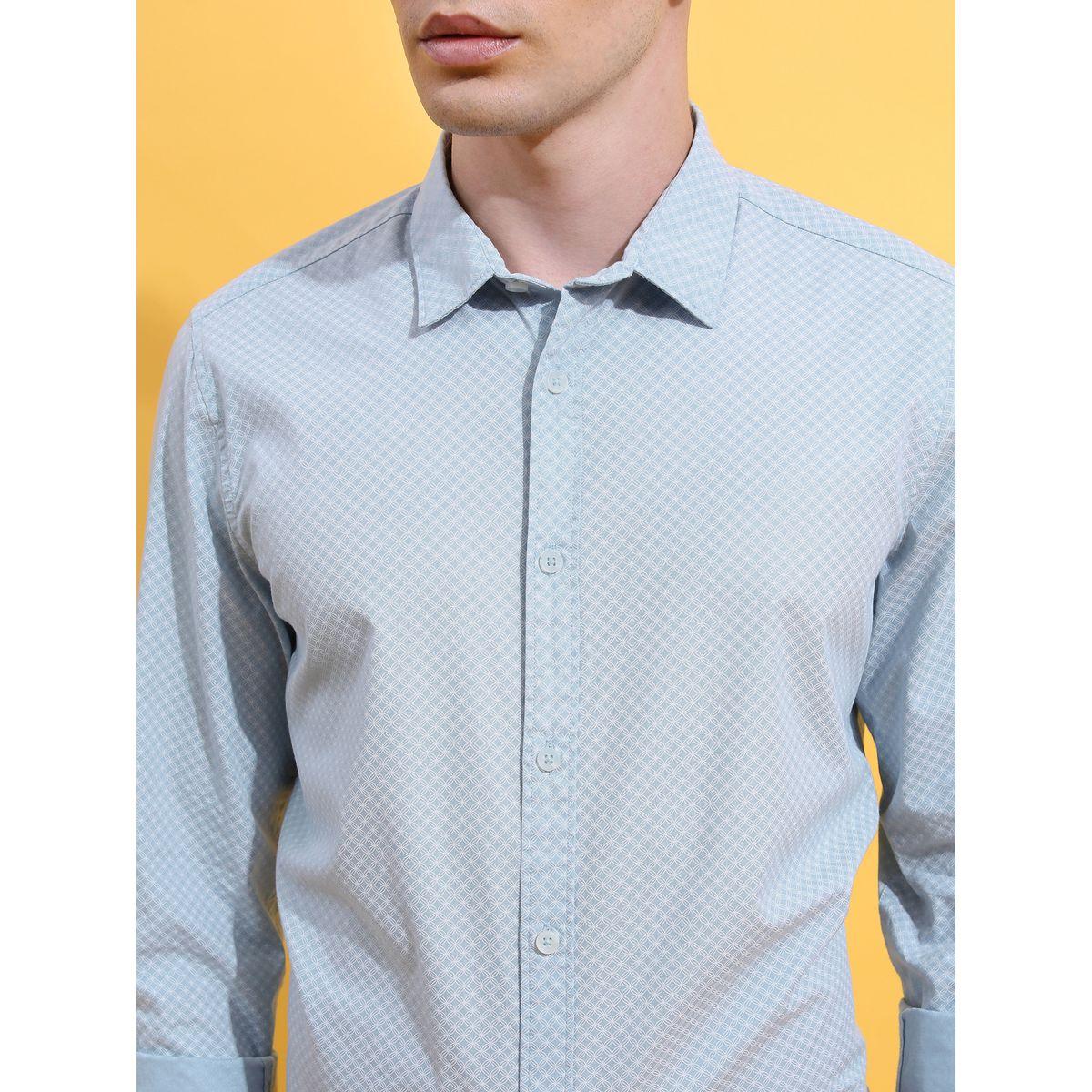 Highlander X Styli Geometric Print Slim Fit Shirt-men-clothing-shirts-image-5
