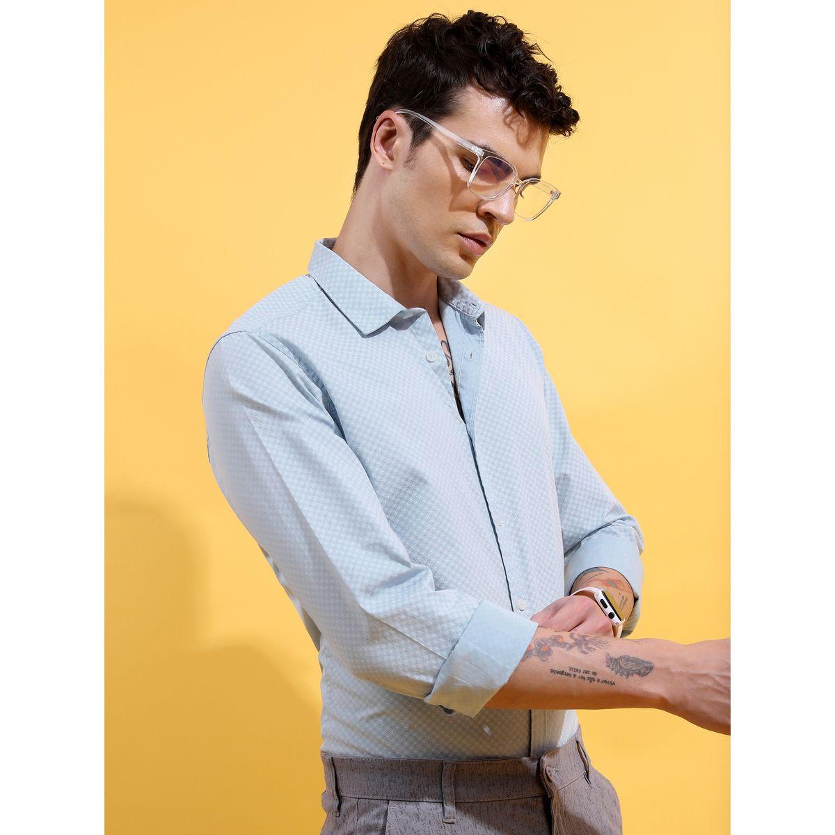 قميص بقصة سليم فت هايلاندر × ستايلي-men-clothing-shirts-image-6