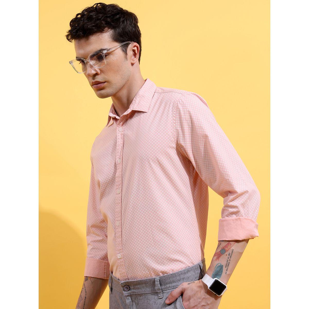 Geometric Print Slim Fit Shirt-men-clothing-shirts-image-4