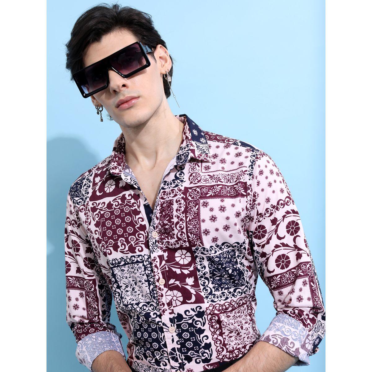 قميص بقصة سليم فت هايلاندر × ستايلي-men-clothing-shirts-image-1