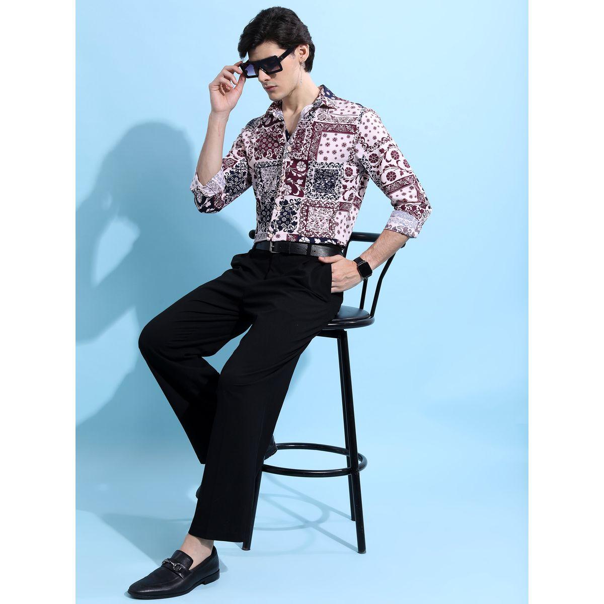 قميص بقصة سليم فت هايلاندر × ستايلي-men-clothing-shirts-image-2