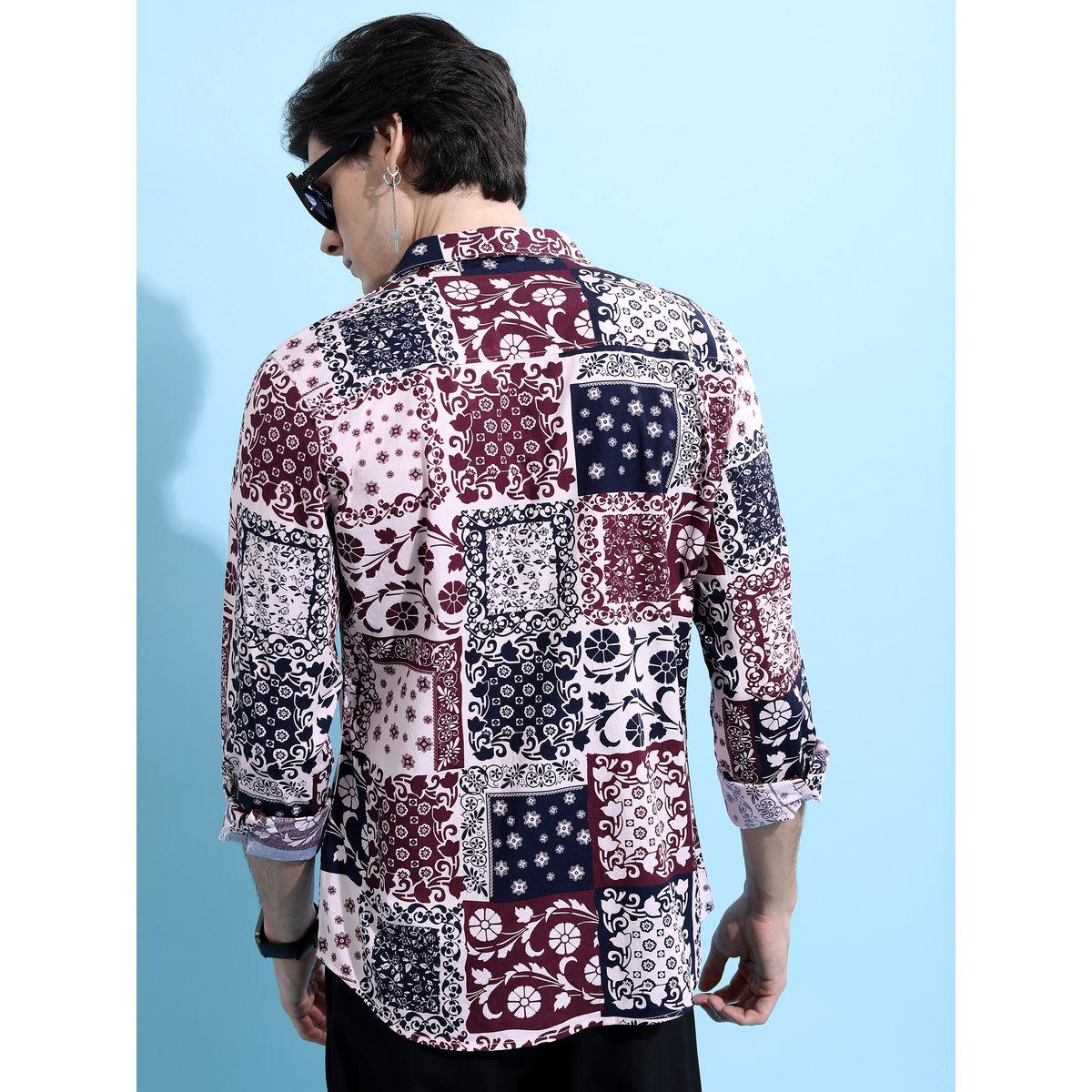 قميص بقصة سليم فت هايلاندر × ستايلي-men-clothing-shirts-image-3