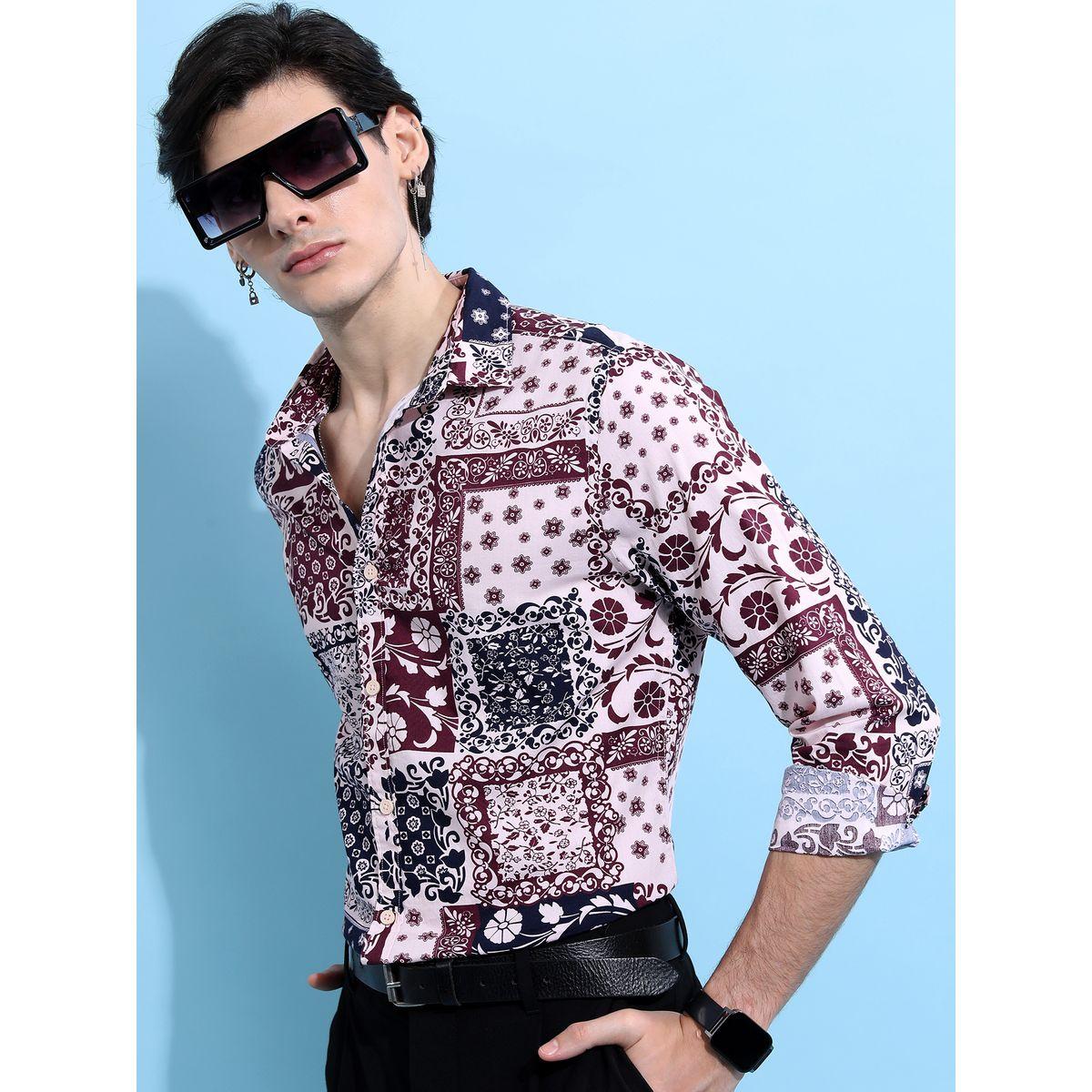 قميص بقصة سليم فت هايلاندر × ستايلي-men-clothing-shirts-image-4