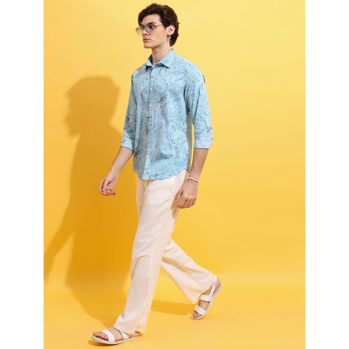 Paisley Print Slim Fit Shirt-men-clothing-shirts-image-2