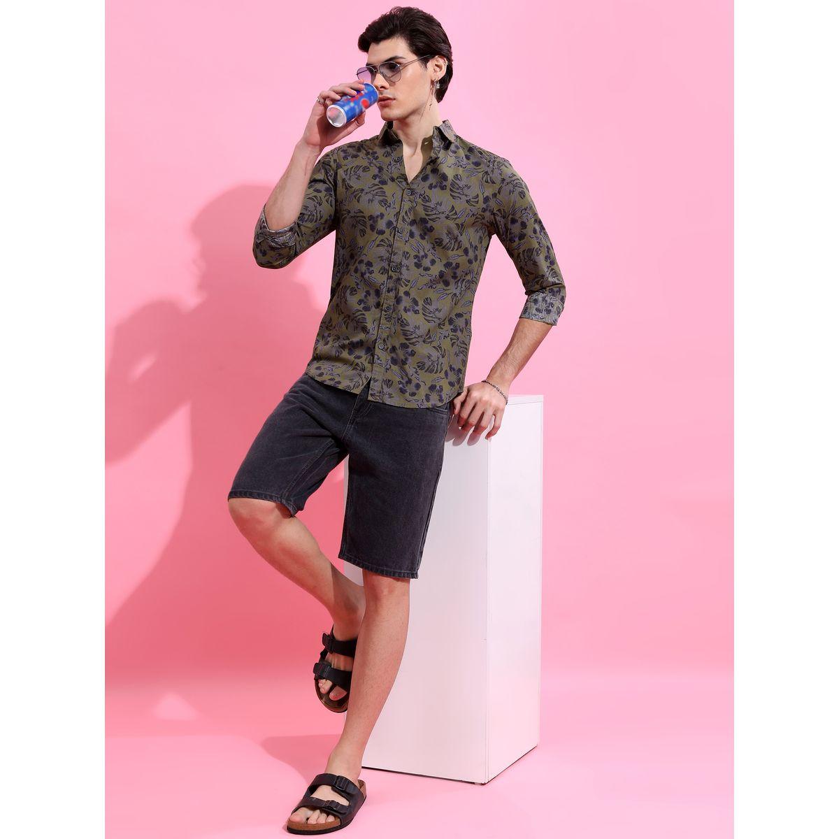 قميص بقصة سليم فت هايلاندر × ستايلي-men-clothing-shirts-image-2