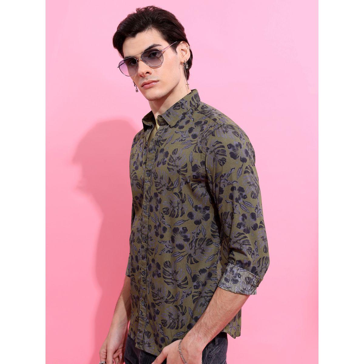 قميص بقصة سليم فت هايلاندر × ستايلي-men-clothing-shirts-image-4