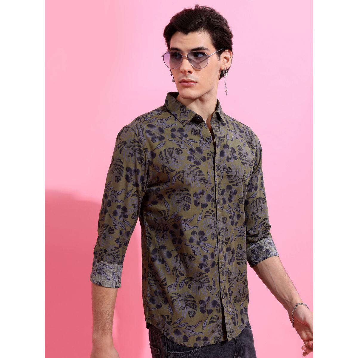 قميص بقصة سليم فت هايلاندر × ستايلي-men-clothing-shirts-image-6