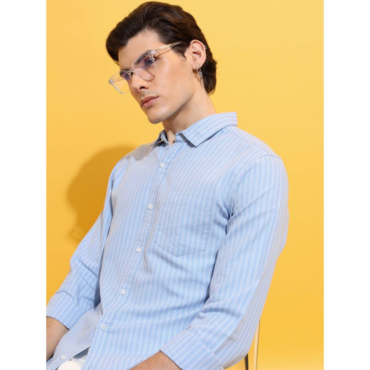 قميص كاجوال بقصة سليم فت-men-clothing-shirts-image-1