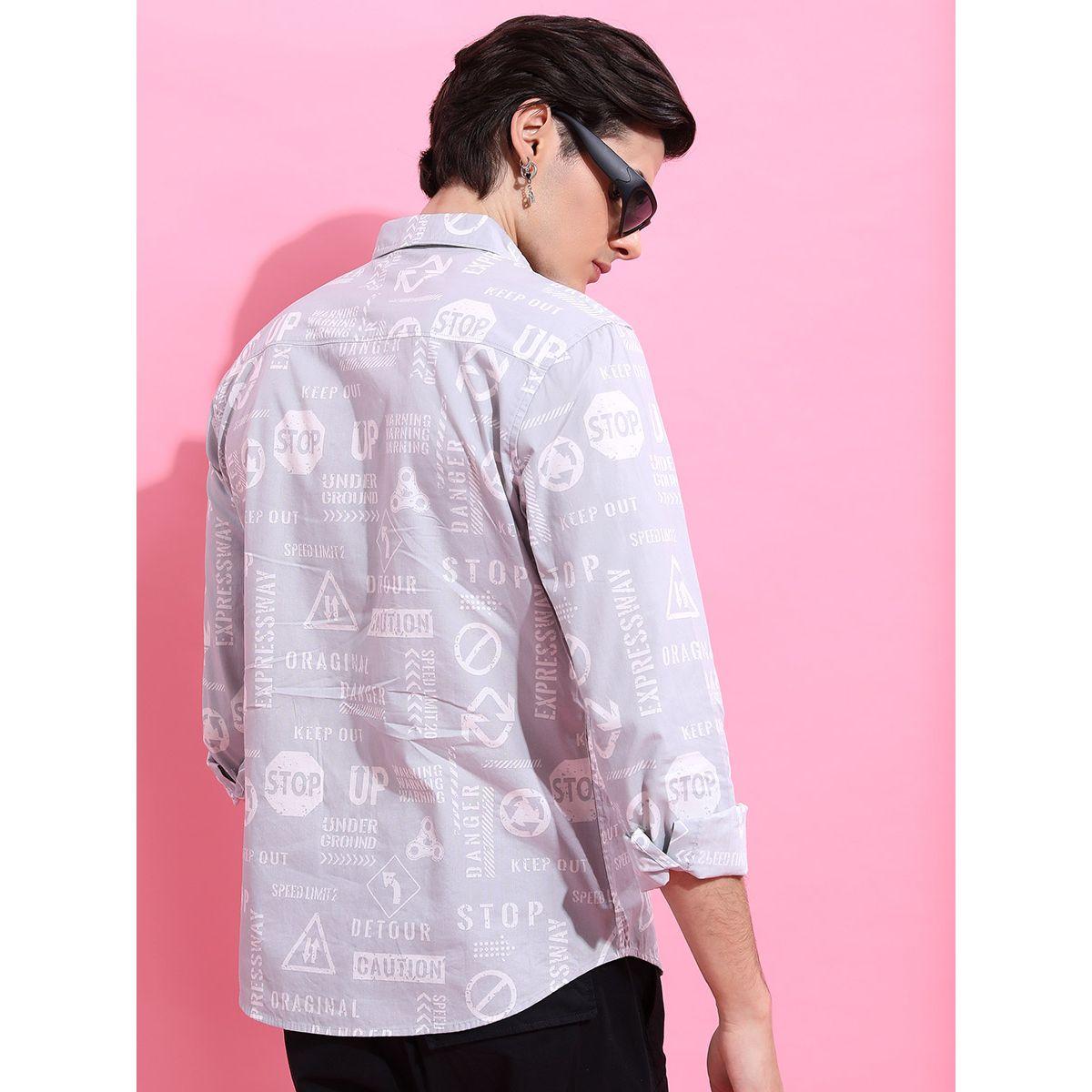 قميص بقصة سليم فت هايلاندر × ستايلي-men-clothing-shirts-image-3