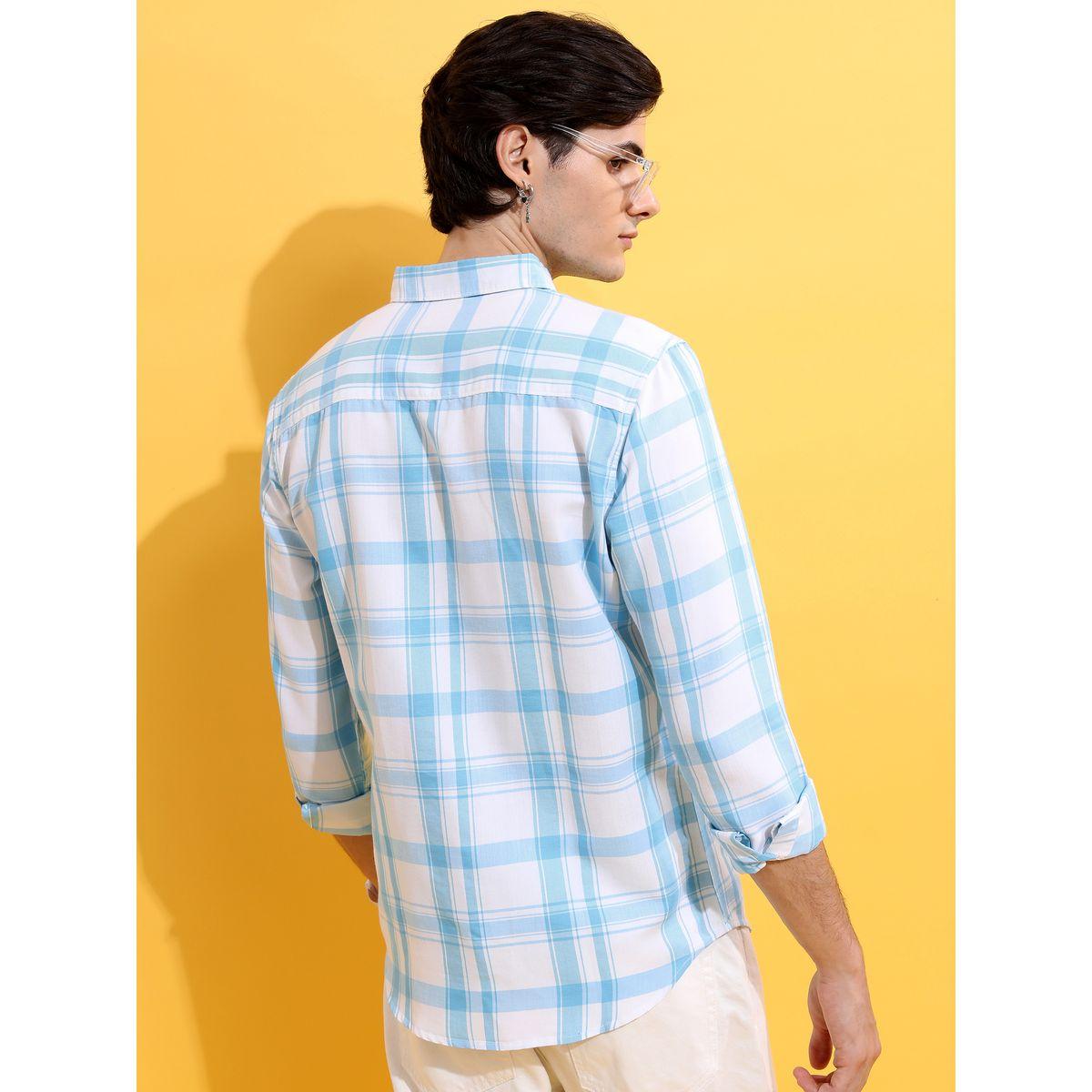 Highlander X Styli Checked Print Slim Fit Shirt-men-clothing-shirts-image-3